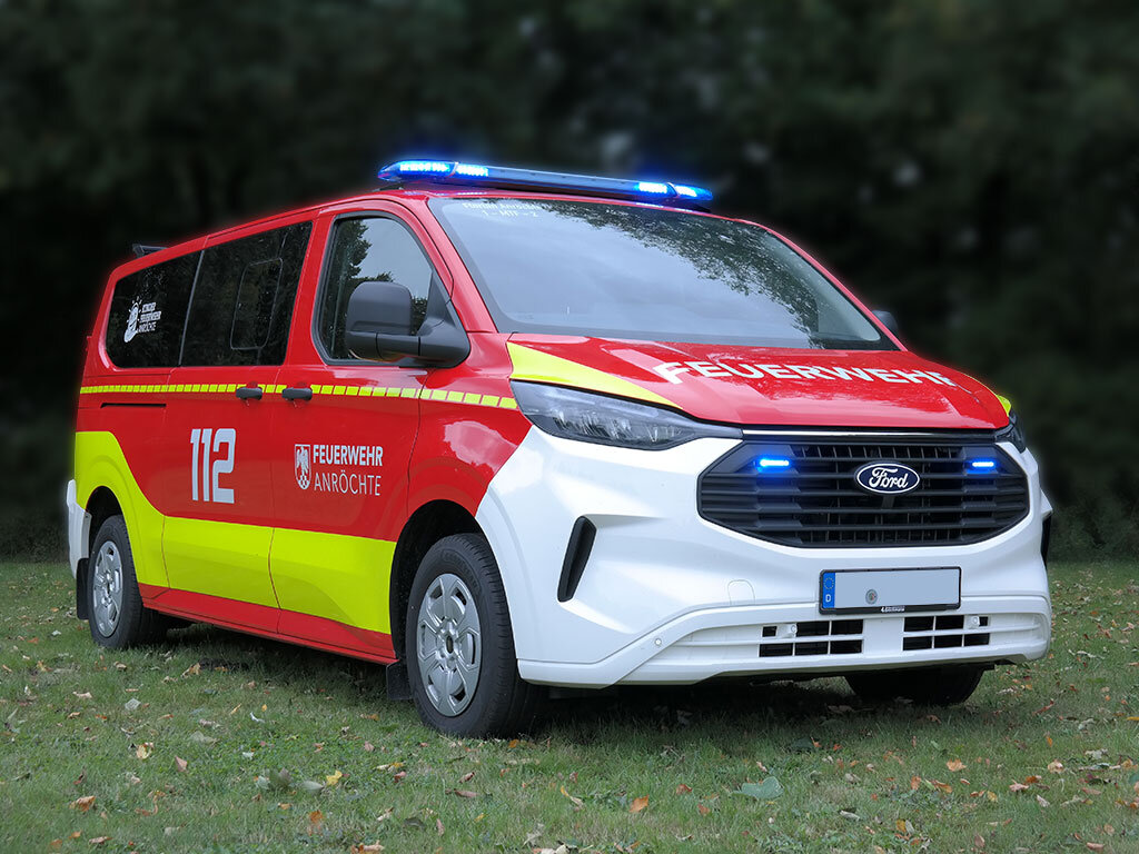 Ausstattung Ford Transit Custom Feuerwehr Anröchte
