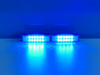 WL-LED Warnleuchte, blau, 2er Set