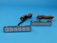 2 Frontblitzer MS 6 mit der Leuchtfarbe blau