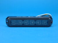 LED-Front-/Heckblitzer MiniStealth MS6, blau, horizontal,...