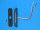 LED-Front-/Heckblitzer MiniStealth MS6, blau, horizontal, getönte Scheibe, Festmontage