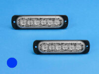 LED-Front-/Heckblitzer SuperThin ST6, blau