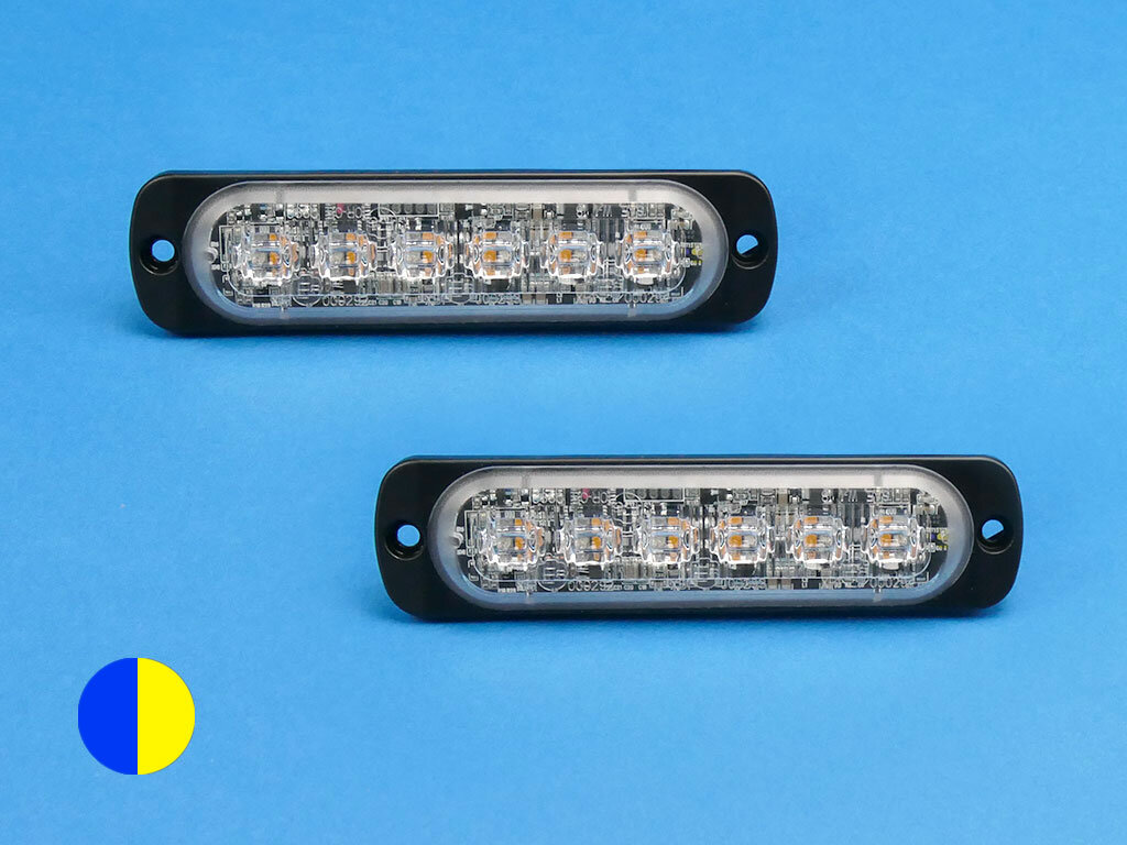 LED-Front-/Heckblitzer SuperThin ST6, blau/gelb, 159,95 €