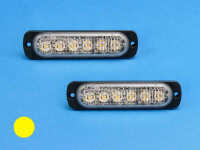 LED-Front-/Heckblitzer SuperThin ST6, gelb