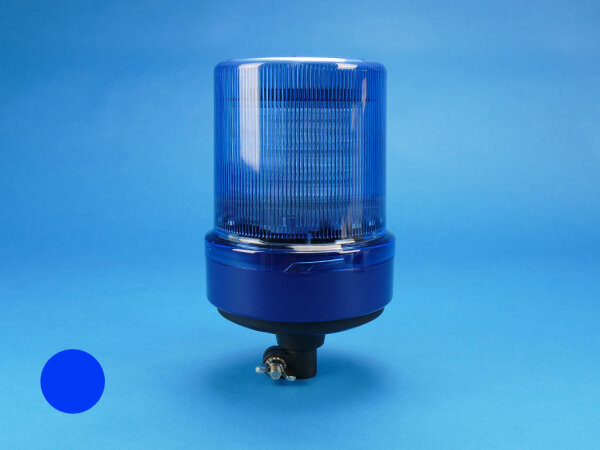 LED-Kennleuchte Saturn A, blau, Stativmontage