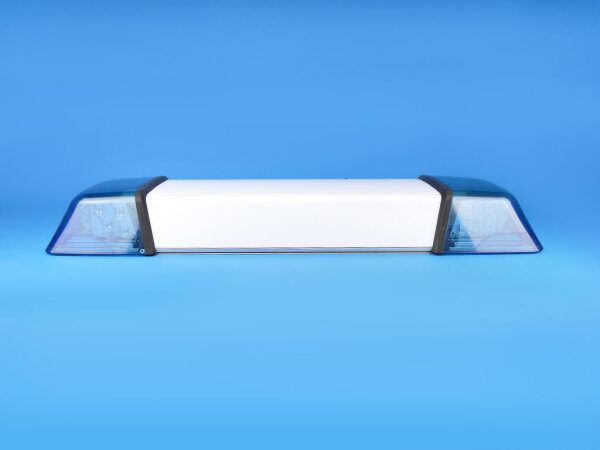 LED-Blaulichtbalken Zirkon, weiße Blenden