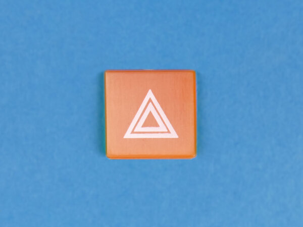 Symbol - Warnblinker, orange