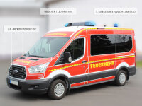 Fahrzeug Ford Transit mit Blaulichtbalken RTK 7, 1.400...
