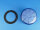LED-Kennleuchte mit Drehlicht Comet S - B, blau, Anbaumontage, CAN 447