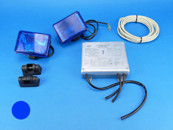 Frontblitzer-Set BSX Micro, blau