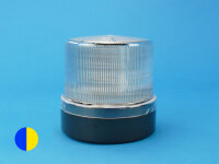 LED-Kennleuchte Comet B, blau/gelb, Anbaumontage, mit...
