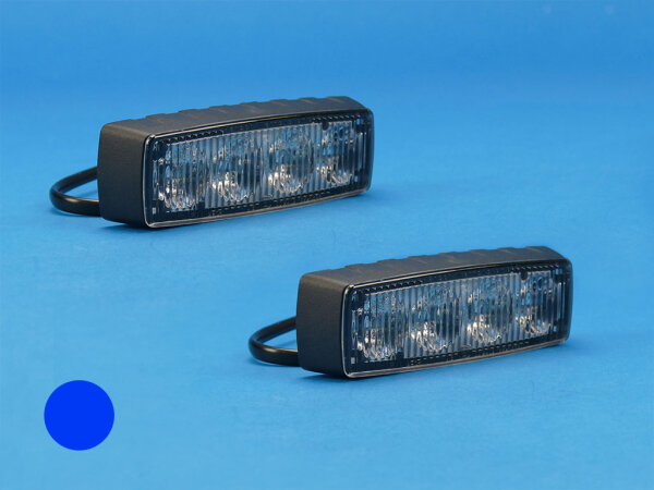LED-Frontblitzer Sputnik Nano, blau