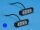 LED-Blitzer Sputnik Compact, blau