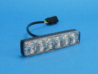 LED-Frontblitzer Sputnik SL, horizontal, blau