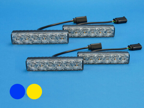 LED-Frontblitzer Sputnik SL HTB, horizontal