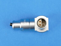 Metallwinkelstecker, 4-polig