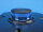 Mobile Warnanlage MoWa 2 KatWarn 360, Detailansicht blaue Kennleuchte, blauer Hintergrund