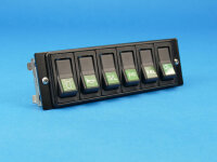 Schalteinheit 6-fach in DIN-Einbaurahmen, Baureihe 570, 12 V