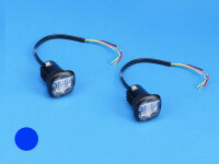 LED-Front-/Heckblitzerset CR06, blau, Einbaumontage
