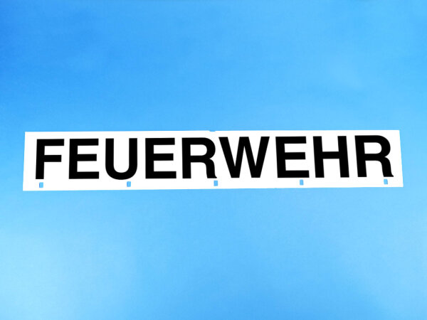 Innenblende DBS 4000, weiß, Aufschrift "FEUERWEHR" (Ersatzteil)