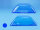 Lichthaube RTK 7, blau, LED