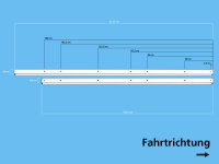 Sitzschienen-Set für Mercedes Benz Vito W447, langer Radstand