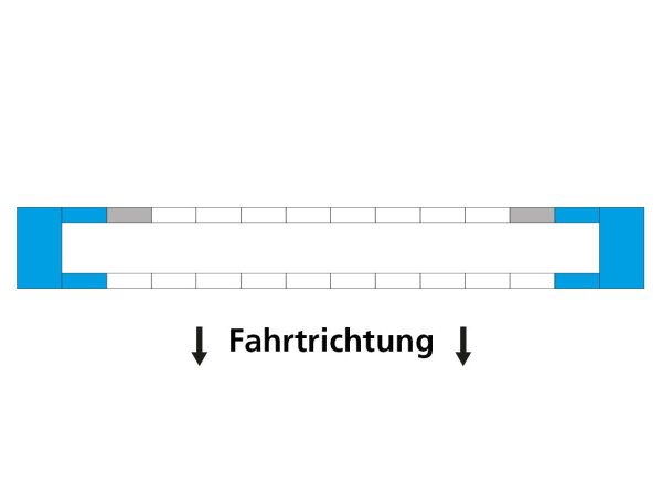 1 Paar Arbeitsscheinwerfer, weiß, hinten