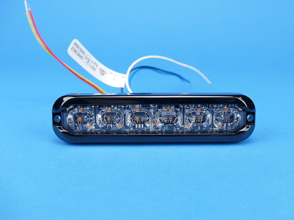 LED Frontblitzer Sonnenblende 45W GELB