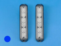 LED-Frontblitzer BST-V, blau, Festmontage vertikal