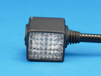 Leseleuchte mit KFZ-Stecker, 12V, weiße Scheibe