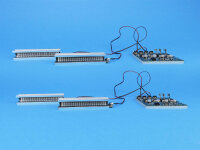 Lichtmodul Zusatzblitzer-Set, blau, 4-fach, hinten