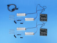Lichtmodul Zusatzblitzer-Set, blau, 4-fach, hinten
