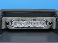 LED-Frontblitzer Sputnik Flat Mobil, blau, mit...