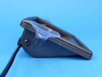 LED-Frontblitzer Sputnik Flat Mobil, blau, mit KFZ-Winkelstecker