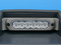 LED-Frontblitzer Sputnik Flat Mobil, gelb, mit KFZ-Winkelstecker