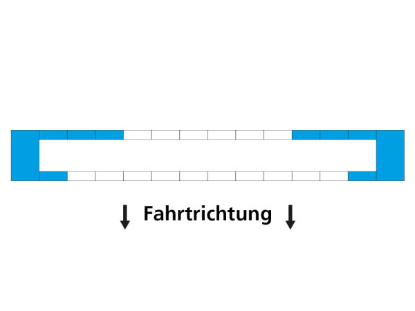 blau, 2 Paar