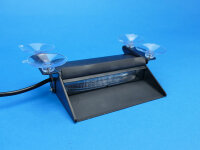 LED-Frontscheibenblitz Typ BV-FWL, blau, mit Universalstecker für Kofferanlagen