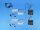 Warnblinker und Lichtmodul Zusatzblitzer-Set, blau, 4-fach, hinten
