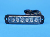 LED-Frontblitzer L52, blau, horizontal