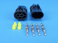 Stecker 2-polig, Stiftkontakt, Haberl