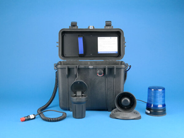 #02 Mobile Sondersignalanlage mit Cupholder-Bedienteil (neu), mit Bluetooth-Funktion