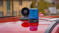 #02 Mobile Sondersignalanlage mit Cupholder-Bedienteil (neu), mit Bluetooth-Funktion