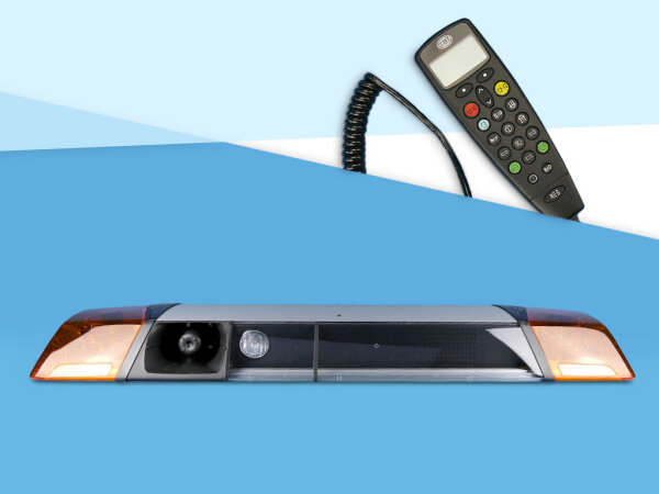 Komplettangebot #43 Ordnungsamt: LED-Lichtbalken RTK 7, 1.400 mm, gelb
