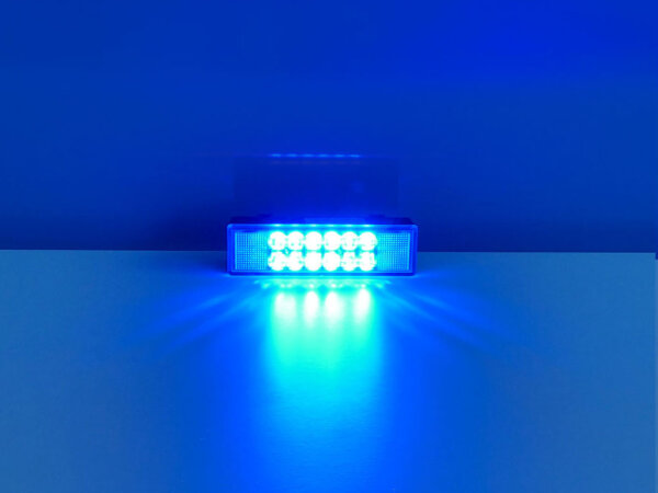 WL-LED Warnleuchte, blau, 12 V