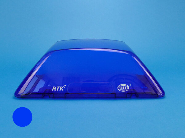 Lichthaube RTK 7, blau, Drehspiegel