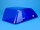 Lichthaube RTK 7, blau, Drehspiegel, mit Fenster