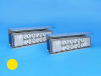 WL-LED Heckwarnsystem, gelb, mit V2A-Halter