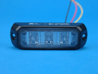 LED-Blitzkennleuchte BST, blau, 3-LEDs, Anbaumontage