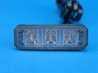LED-Blitzkennleuchte BST, gelb, 3-LEDs, Haltermontage