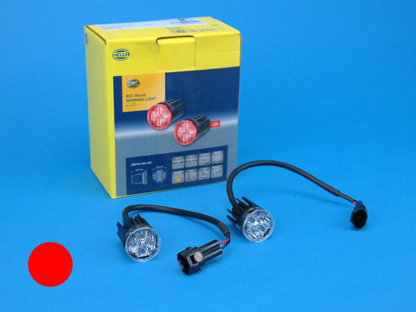 LED-Blitzkennleuchte BST-Round, rot, Anbaumontage, T/N
